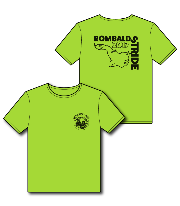 Rombalds stride 2017 T-shirt image